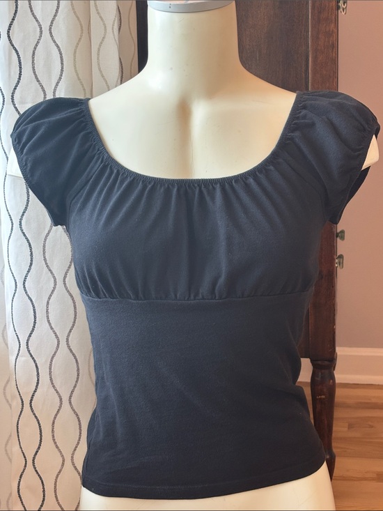 Aritzia Tops - Aritzia Sunday Best Black Scoop Neck Cap Sleeve Tank Size XS